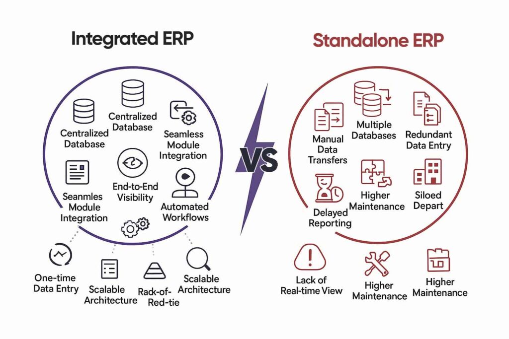 Integrated ERP vs Standalone ERP